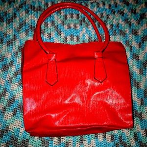 Big red purse